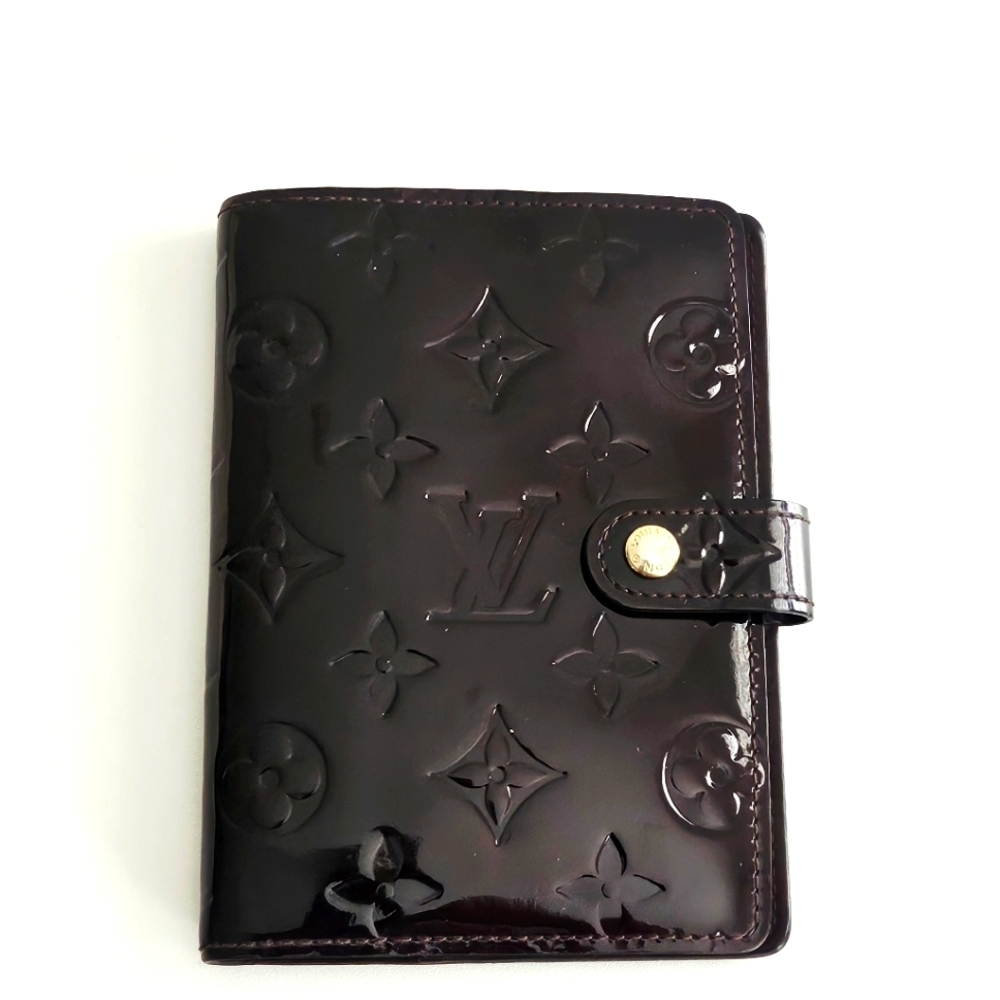 Louis Vuitton Amarante Deep Burgundy Ring Agenda Cover